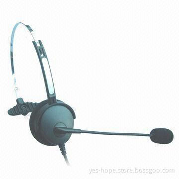Telephone Headsets, Handsfree with 10mW Maximum Input Power, 2.5mm Stereo Plug/-34dB Mic Sensitivity